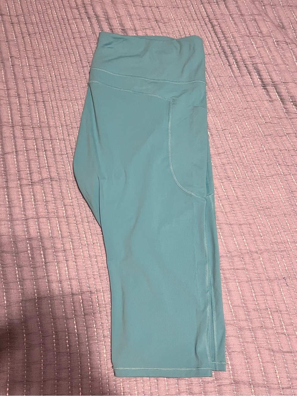 ATHLETA salutation stash pocket high rise capri leggings 3X
